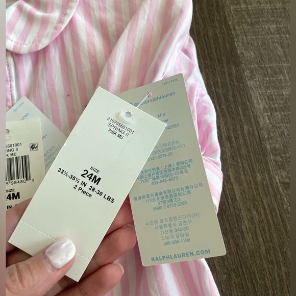 Ralph Lauren Striped Oxford dress with Bloomers, 24M - Picture 6 of 6